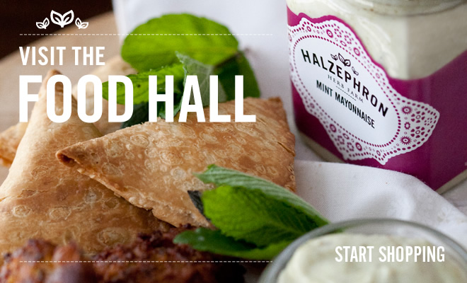 VISIT THE FOOD HALL - START SHOPPING